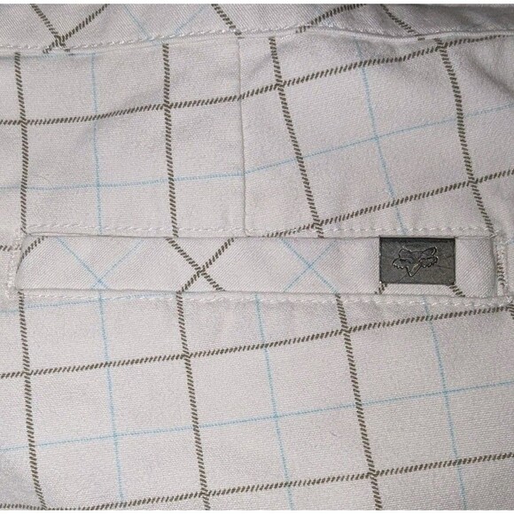 Fox Girls Bermuda Striped White Shorts Size 11 - Picture 4 of 7